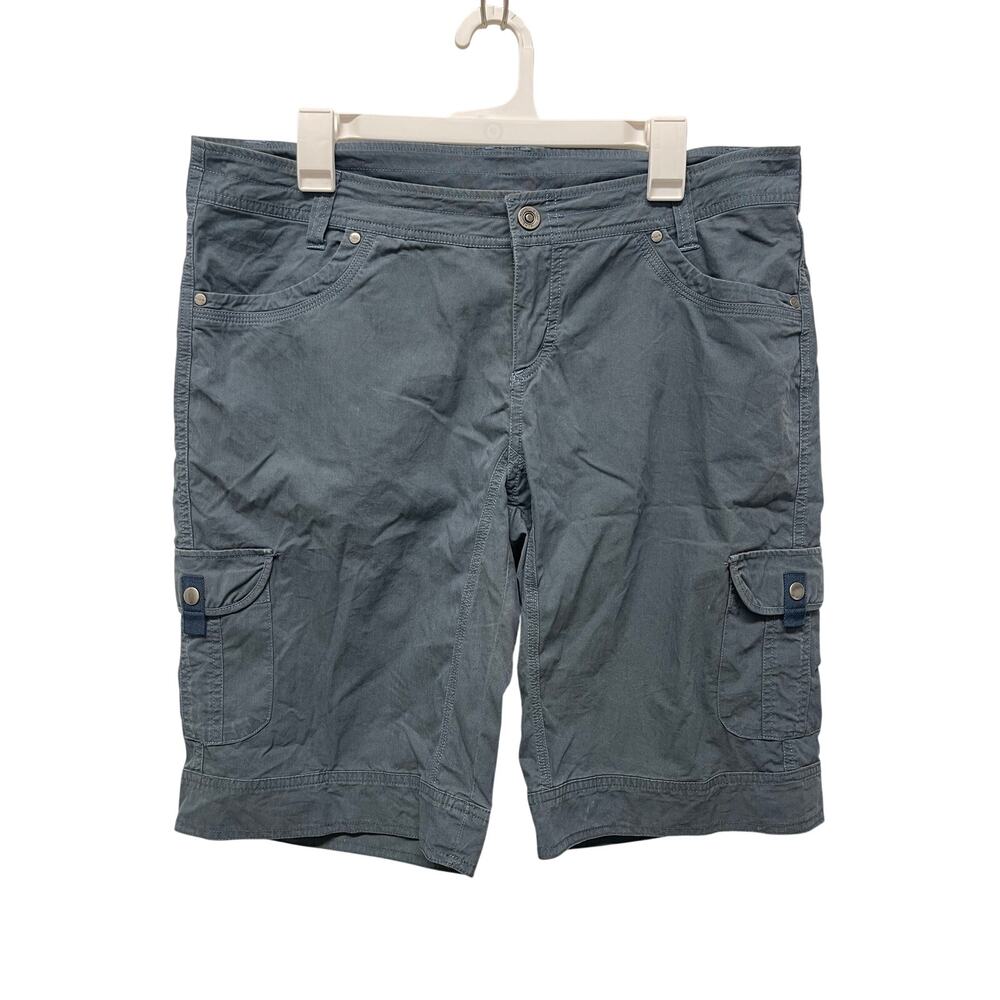 Kuhl Women's Splash 11"short metal blue size 14 camping outdoor